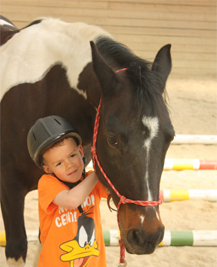 Kind mit Pferd