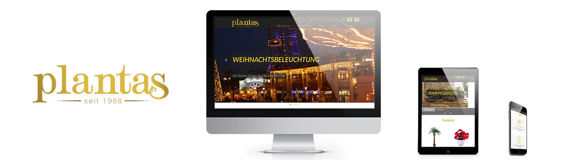 Referenz Homepage Plantas