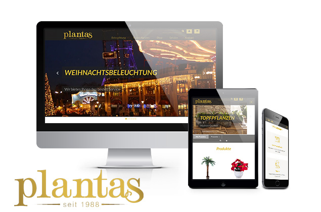 Webdesign Plantas