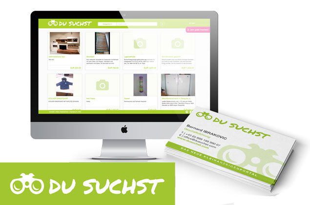 Webdesign und Visitenkarte Du Suchst