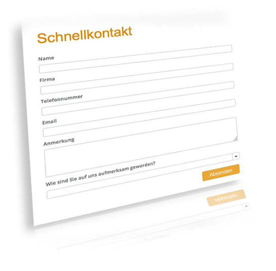 Web-Formular von Informance