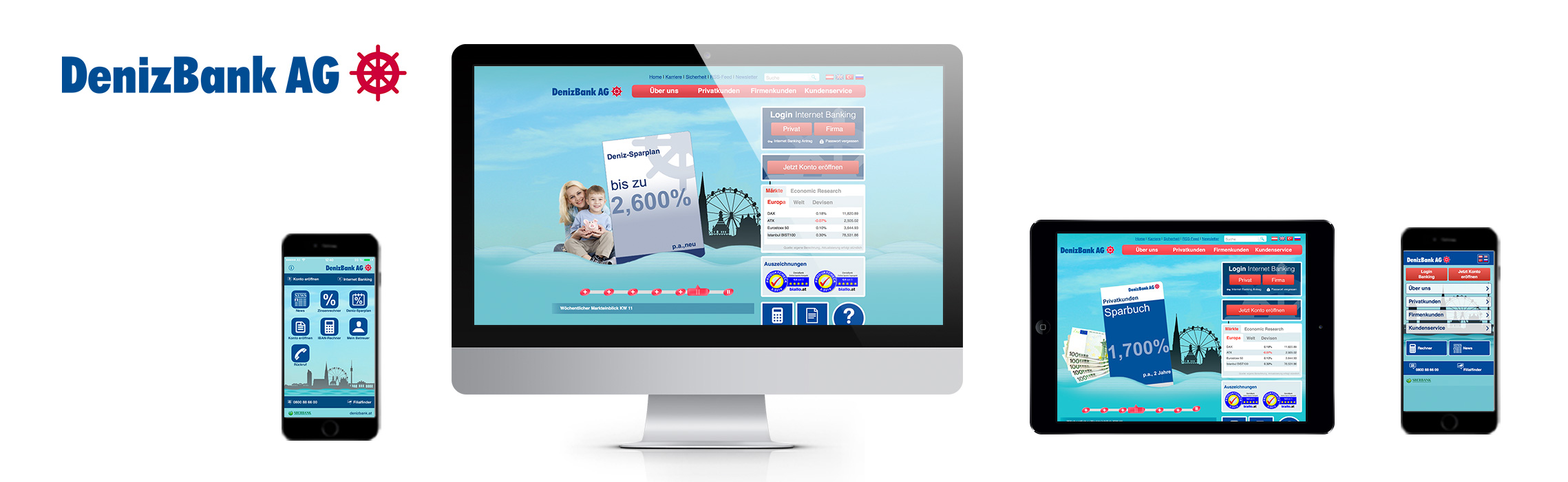 Referenz Webportal DenizBank